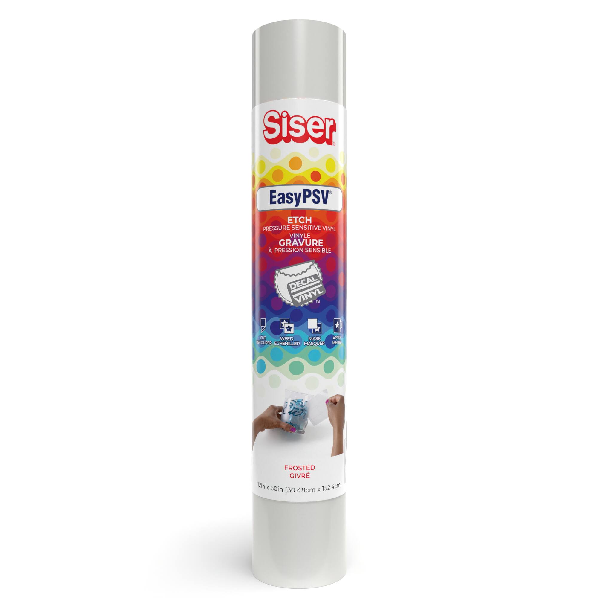 Siser EasyPSV Etch Pressure Sensitive Decal Vinyl 60in